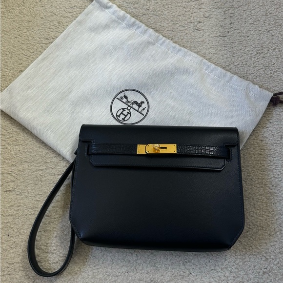 Hermes Kelly Depeches 25 Clutch - Picture 1 of 16